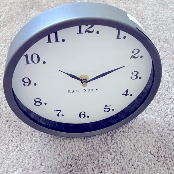 Rae Dunn clock — battery operated - Picture 2 of 8